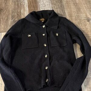 Truth Black Button-Up Women's Blazer